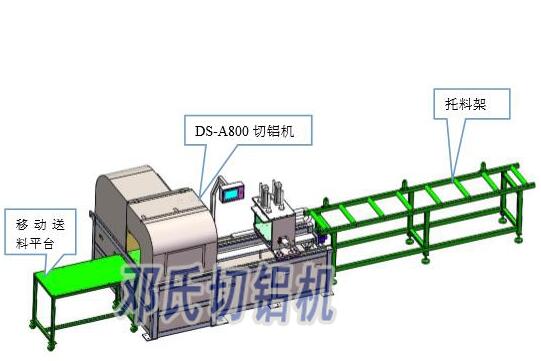 DS-A800重（chóng）型鋁型材切（qiē）割（gē）機